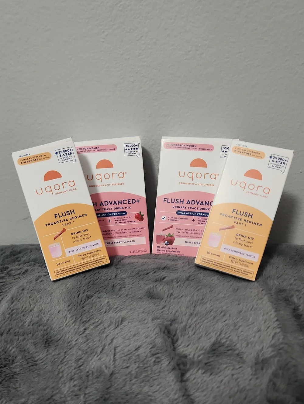 Uqora Flush (2) & Flush Advanced (2)